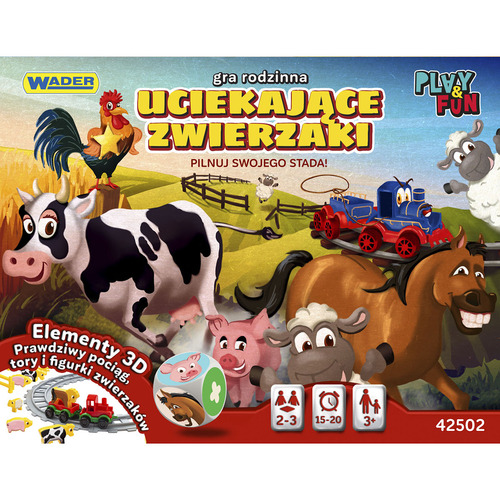 Wader play fun uciekające zwierzęta gra rodzinna 42502 2