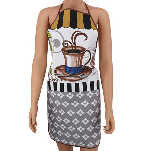 fartuszek kuchenny Cappucino biało-szary F225 2