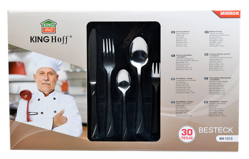 KH1513 sztućce zestaw 30 el. połysk 2