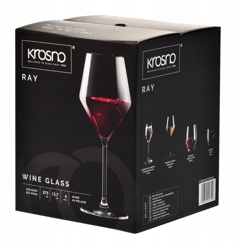 F57D011037501010 kieliszek do wina czerwonego Ray 375ml 4 szt 2