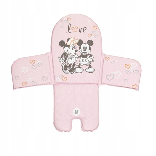 Keeep Lena "Minnie Mouse" mata na krzesełko do karmienia pastelowy róż 2