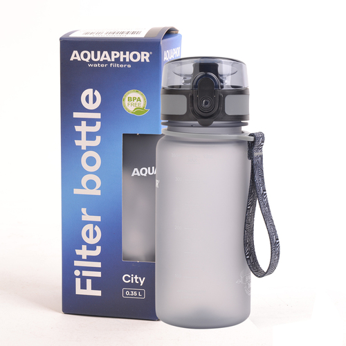 Aquaphor Butelka filtrująca City 350ml szara 2