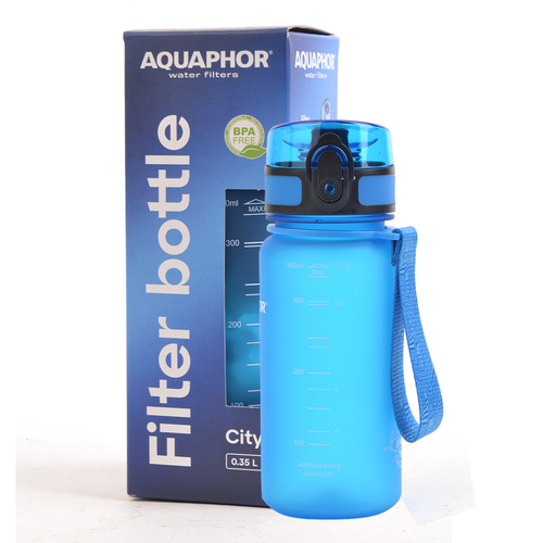 Aquaphor Butelka filtrująca City 350ml niebieska 2