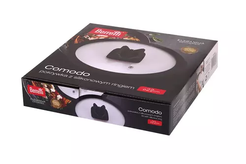 Berretti Comodo Pokrywa szklana 22cm BR-8846 2