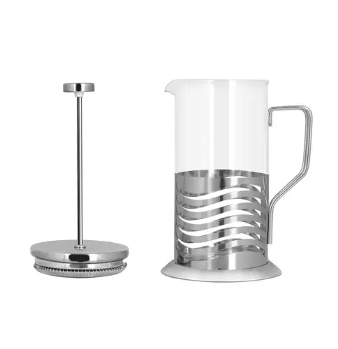 Berretti Brocca Zaparzacz z nierdzewnym tłokiem fala 1000ml BR-0473 2