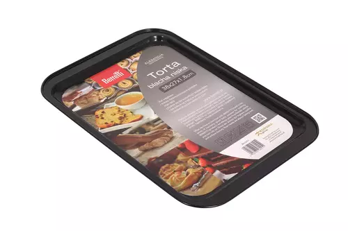 Berretti Torta Blacha czarna 38x27x1,8cm BR-0251 2