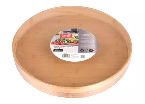 Berretti Taca bambusowa okrągła 40x5cm BR-0282 2