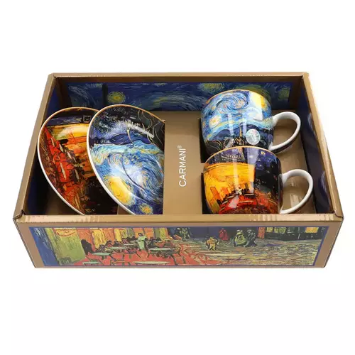 830-7119 kpl 2szt filiżanek ze spodkami van Gogh 3