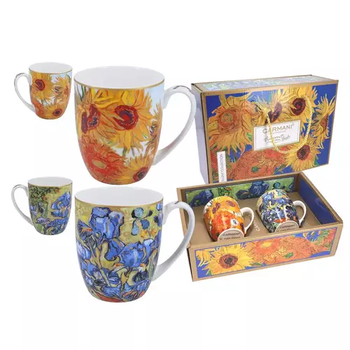 830-7220 kpl 2szt kubków Van Gogh słoneczniki 2
