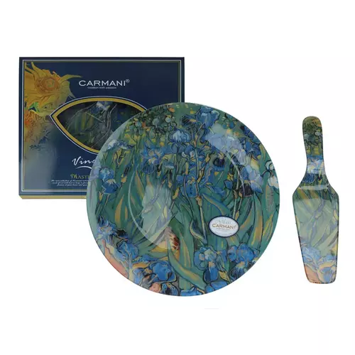 198-1226 Talerz dekoracyjny z łopatką - V. van Gogh, Irysy 3