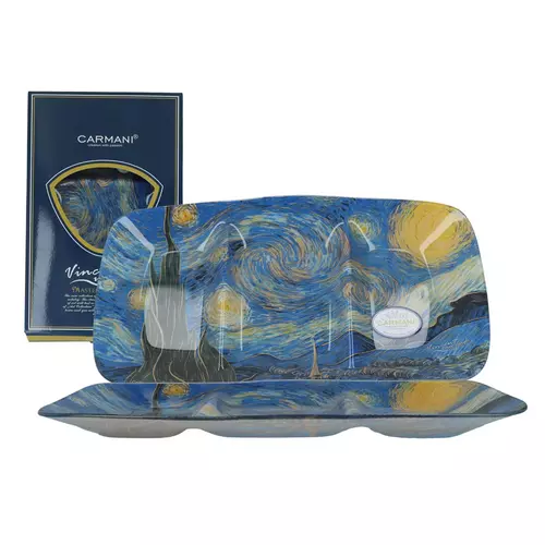 198-7041 Talerz dekoracyjny - V. van Gogh, Gwiaździsta noc 3