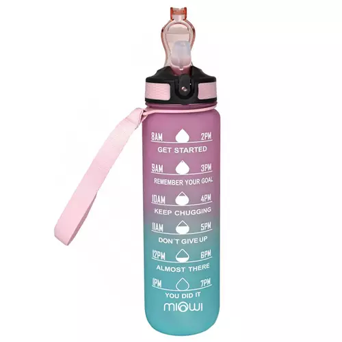 Miowi Butelka na wodę 1000ml Turkusowa 2