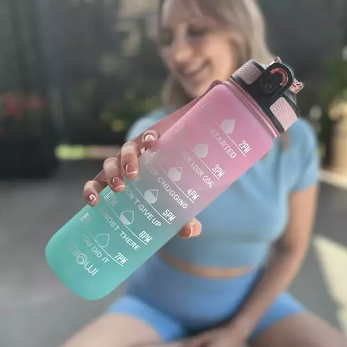 Miowi Butelka na wodę 1000ml Turkusowa 4