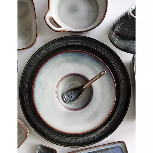 MPL okrągła forma z uchwytami ceramiczna do pieczenia ombre 27cm 2
