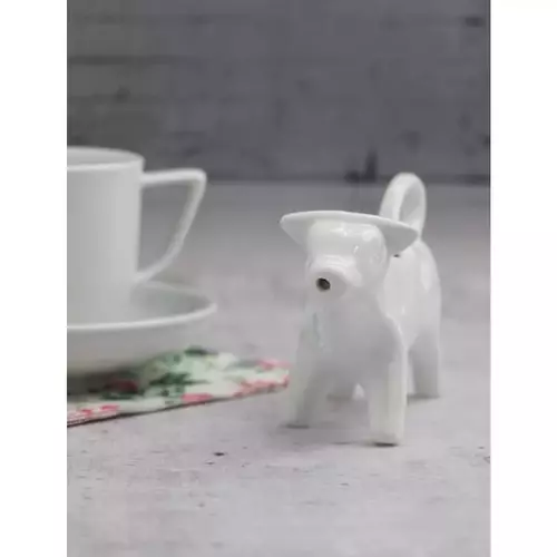 MPL Mlecznik porcelanowy w kształcie krówki, biały 70ml 5
