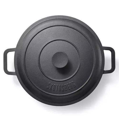 Skottsberg Cast Iron Patelnia z pokrywką żeliwo 31,5cm 4