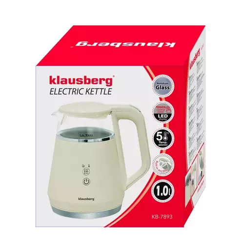 KB7893 Czajnik elektryczny 1,0L beż 2
