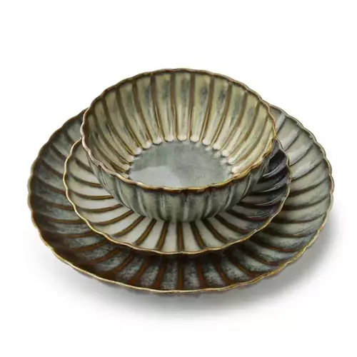 Evie Green Talerz deserowy 20,5x3cm 4