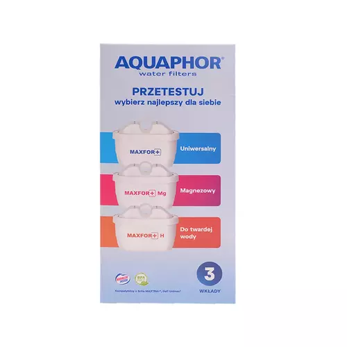 Aquaphor Wkład Maxfor Plus 3szt. Mix (MFP+, MG, H) 3