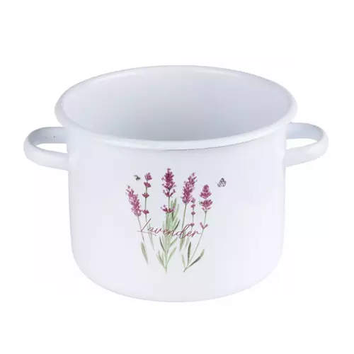 Garnek emaliowany Lawenda 4,5L 20cm 2