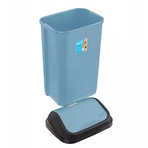 Keeep Swantje Kosz na śmieci z obrotową pokrywą 50L nordic blue 3