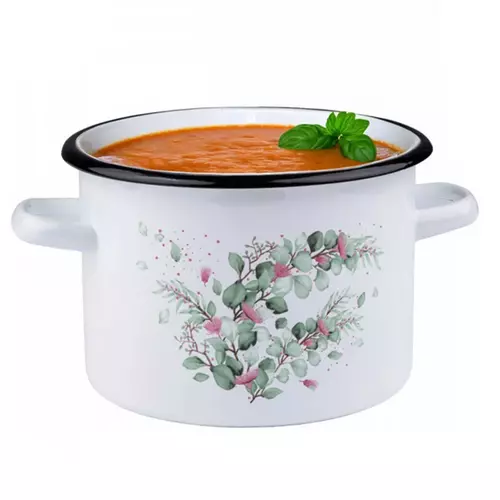 Garnek zdobiony Eukaliptus 3L 18cm bez pokrywy 16126/2 3