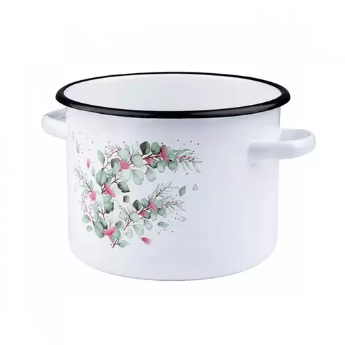 Garnek zdobiony Eukaliptus 3L 18cm bez pokrywy 16126/2 2
