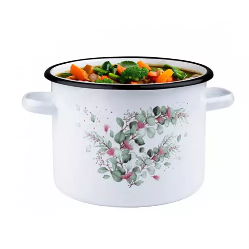 Garnek zdobiony Eukaliptus 4,5L 20cm bez pokrywy 16156/2 2