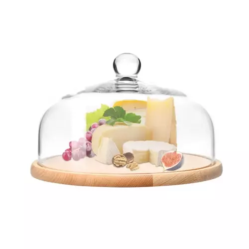 FKL0108026004000 Klosz z drewnianą paterą HomeandDeco 2