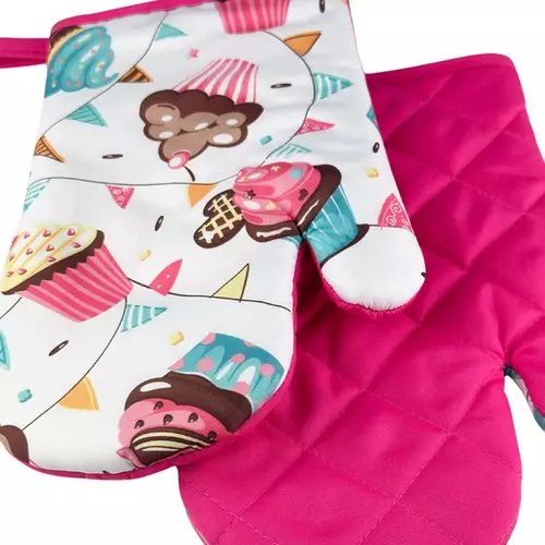2 Rękawice kuchenne Sweets F9264 z magnesem 2