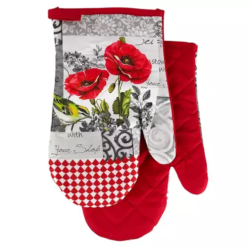 2 Rękawice kuchenne Flower II F21S123C z magnesem 3