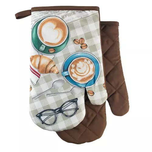 2 Rękawice kuchenne Cappuccino II F22A257B z magnesem 3