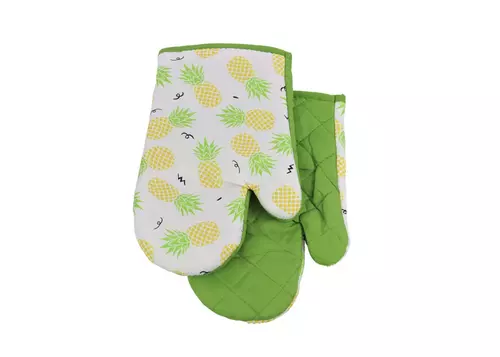 2 Rękawice kuchenne Fruits ananasy z magnesem 2