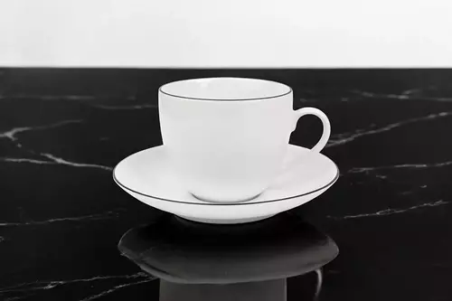 1227 Filiżanka/Spodek 0,32/16 AP105 Linea Base Black 4