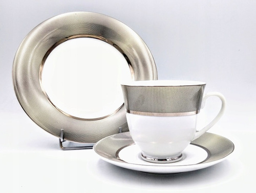 1001 zestaw do herbaty 6/12 Opal Platin 3