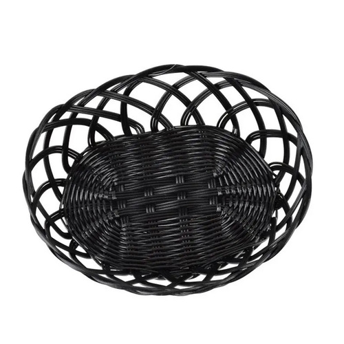 Sino Koszyk 26,5x20x9cm ażur czarny polirattan 2