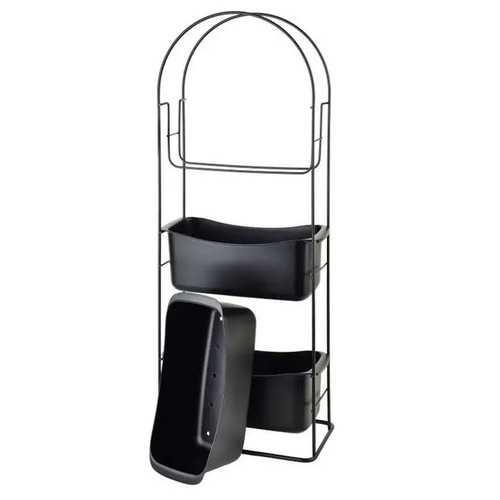 Dea Black Półka 3 poziomowa 27,5x13x73cm 2