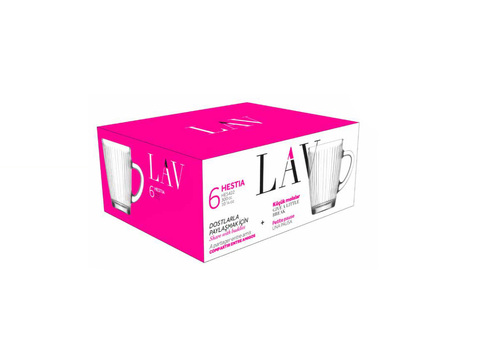szklanka z uchem HES422 300ml 6szt 2