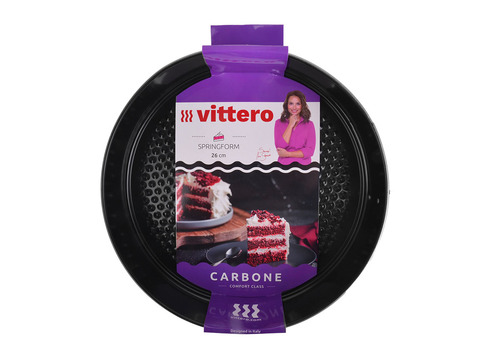 VITTERO Carbone Tortownica okrągła 26cm 2