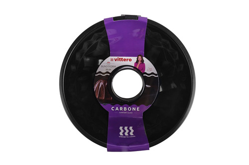 VITTERO Carbone Forma na babkę z kominem 22cm 2