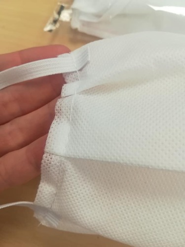 maseczka ochronna podwójna biała za 3szt 2