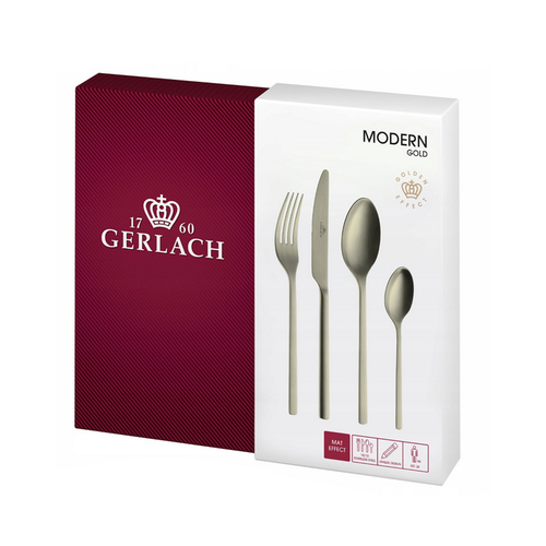 Modern Gold Mat Kpl. sztućców 24szt. w pudełku 2