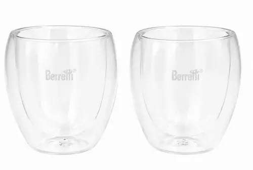 berretti tazza BR-2293 kpl 2 szt szklanek podwójna ścianka 250ml 2
