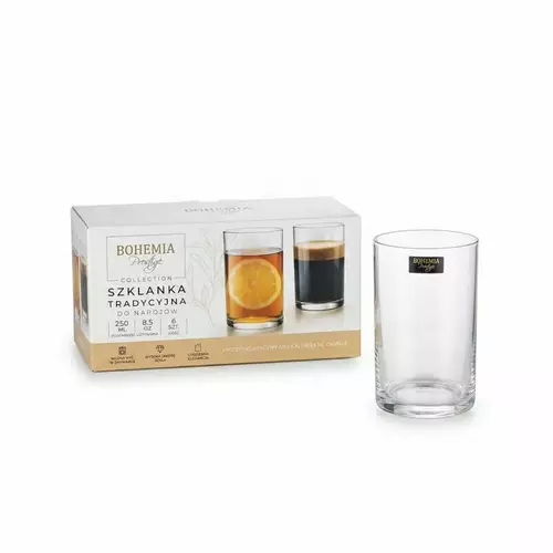 Bohemia Prestige Szklanka tradycyjna 250ml 6szt. 2
