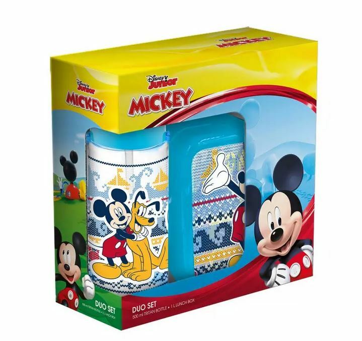 zestaw śniad.Mickey Bidon 500ml pudełko D384 1