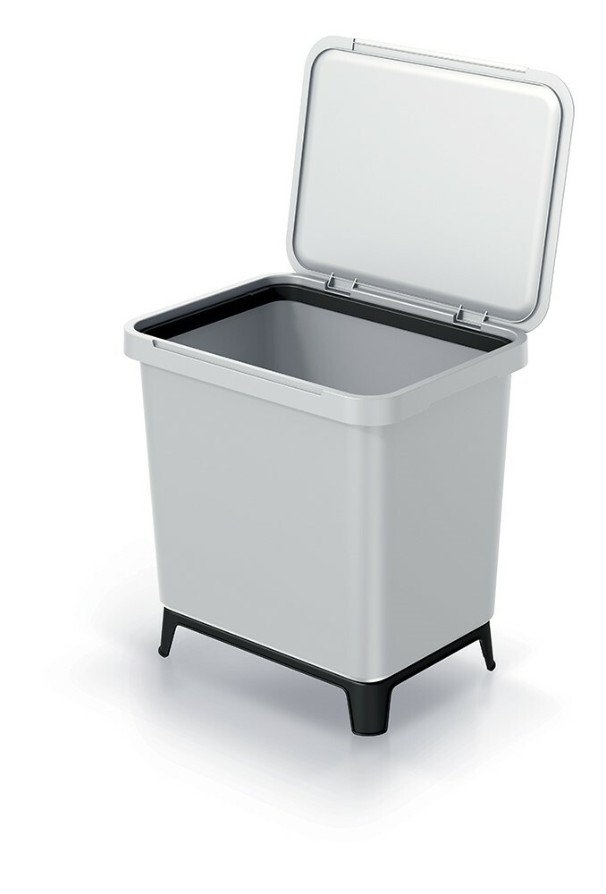 PR Kosz na śmieci 30L Systema - popielaty 1