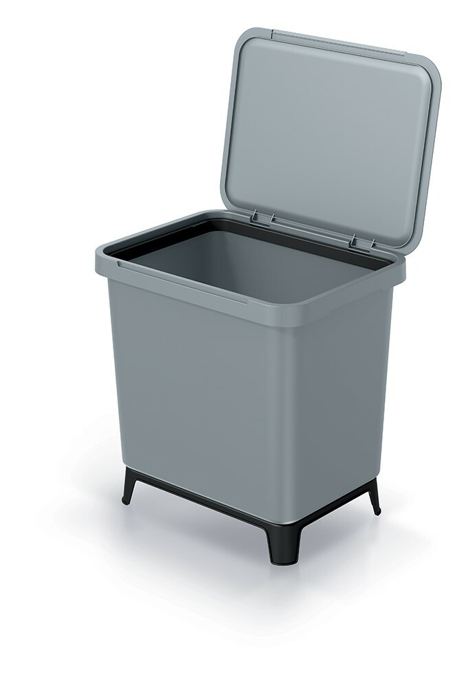 PR Kosz na śmieci 30L Systema - smooth gray 1