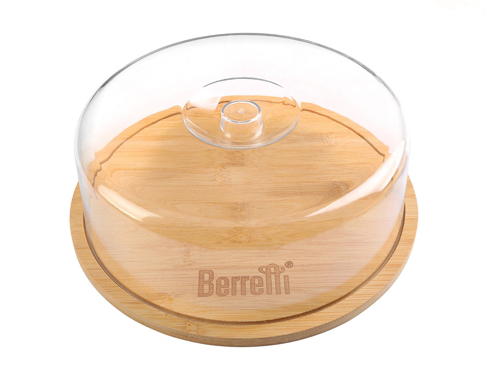 Berretti deska bambusowa z kloszem Q28cm BR-7528 1