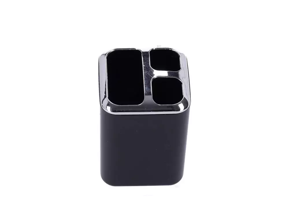 berretti kubek na szczoteczki kw.chrom czarny BR-7849 1