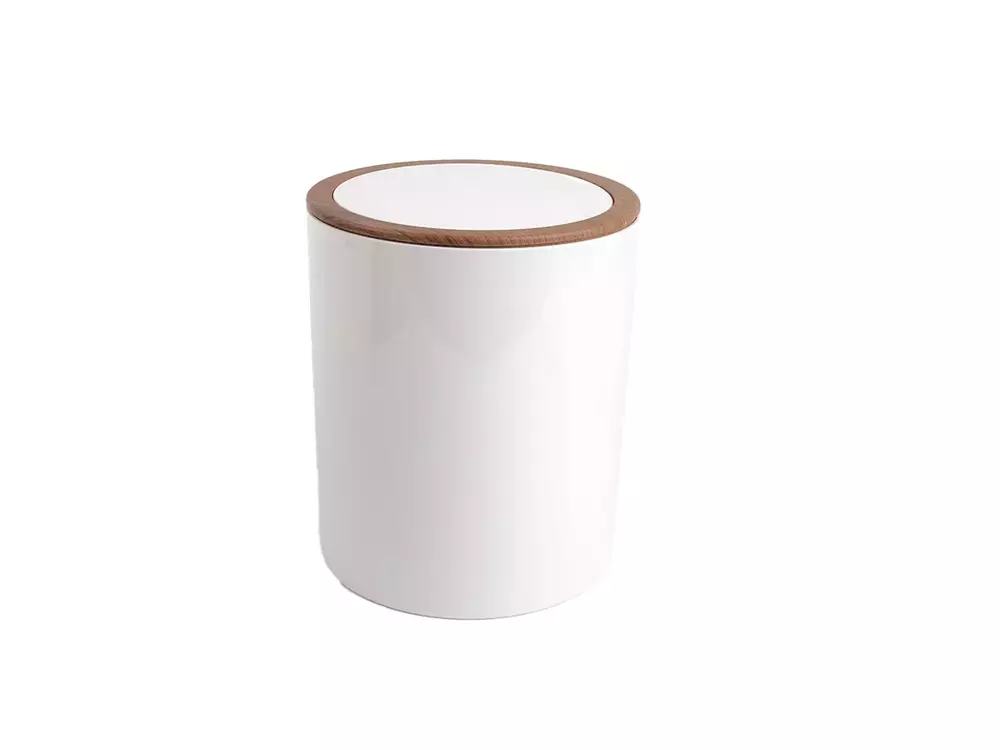 berretti kosz na śmieci 5l biały drewno BR-7887 1